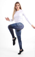 Women Sportive Side Pocket Leggings Printed