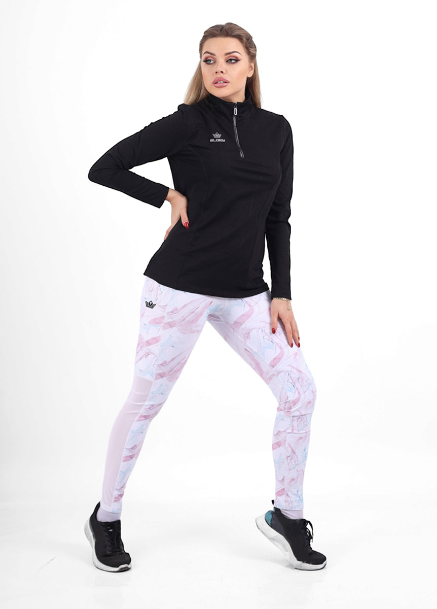 Women Sportive Side Pocket Leggings Printed