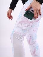 Women Sportive Side Pocket Leggings Printed